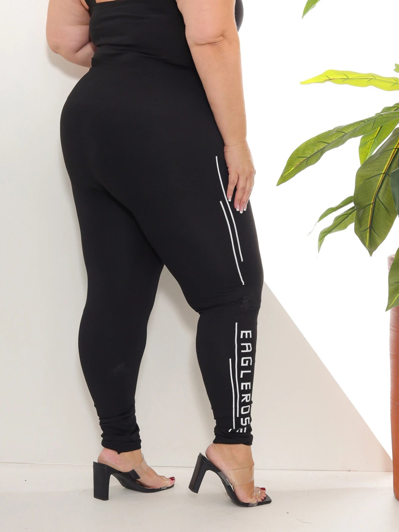 CALÇA LEGGING PLUZ SIZE LEVANTA BUMBUM