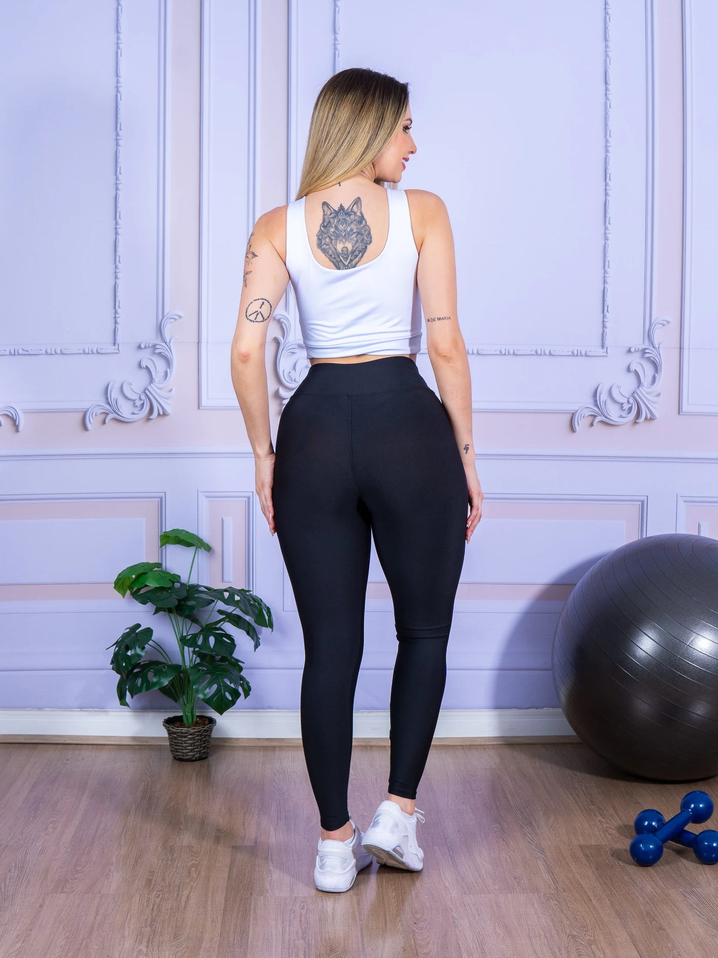 CALÇA LEGGING SUPLEX CINTURA ALTA FITNESS - [SUPER RESISTENTE]