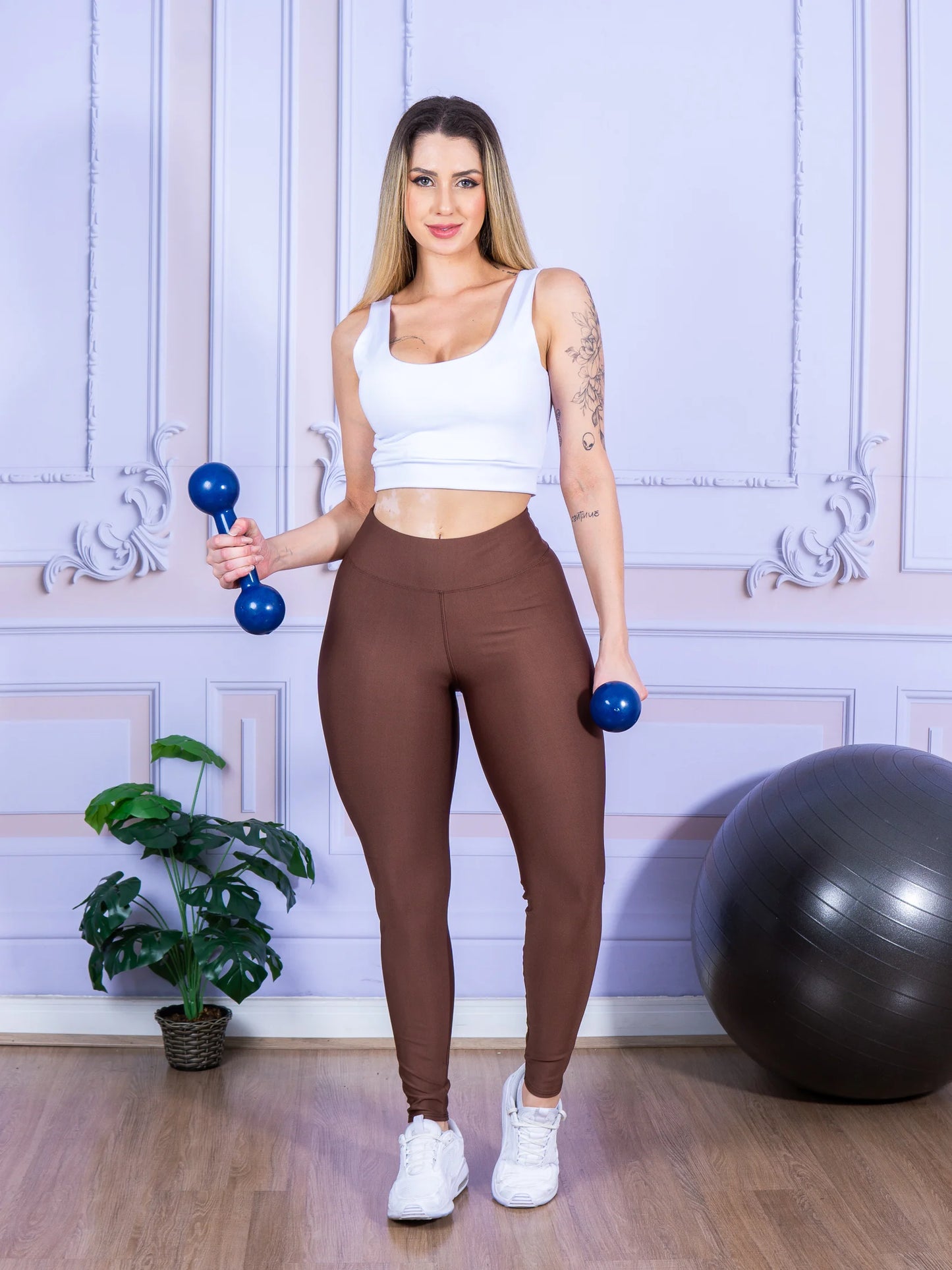 CALÇA LEGGING SUPLEX CINTURA ALTA FITNESS - [SUPER RESISTENTE]